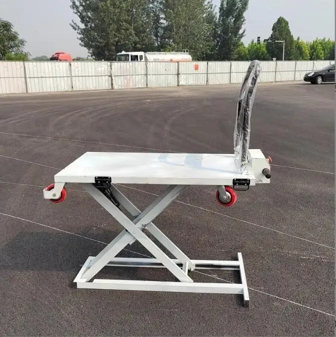 Forklift Electric Stacker Hydraulic Handling Truck Small Mobile Elevator Manual Forklift for Unloading