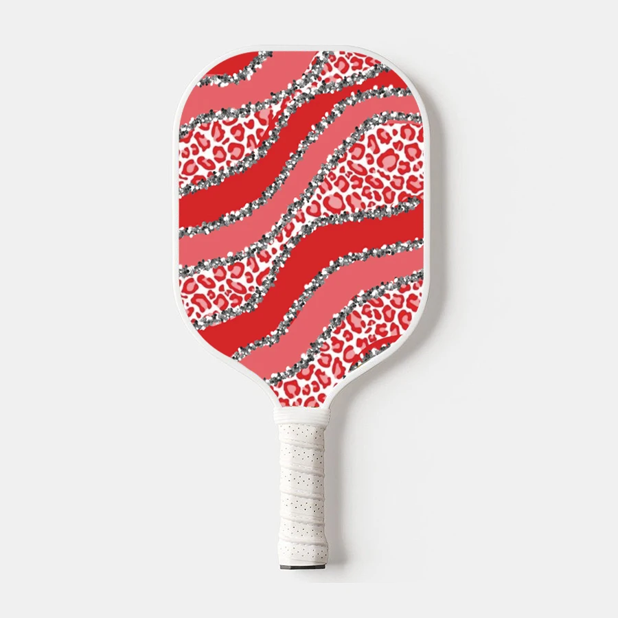 Lucky006 Thermoformed T700 Raw Carbon Fiber Pickleball Paddle Spin Textured Surface With Foam Edge Ergonomic Grip