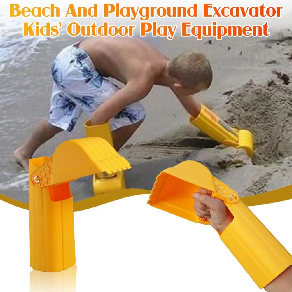 Braço de escavação de areia com articulações móveis escavadeira de areia brinquedo escavadeira de neve mão escavadeira de areia brinquedo ao ar livre praia sandbox brinquedos