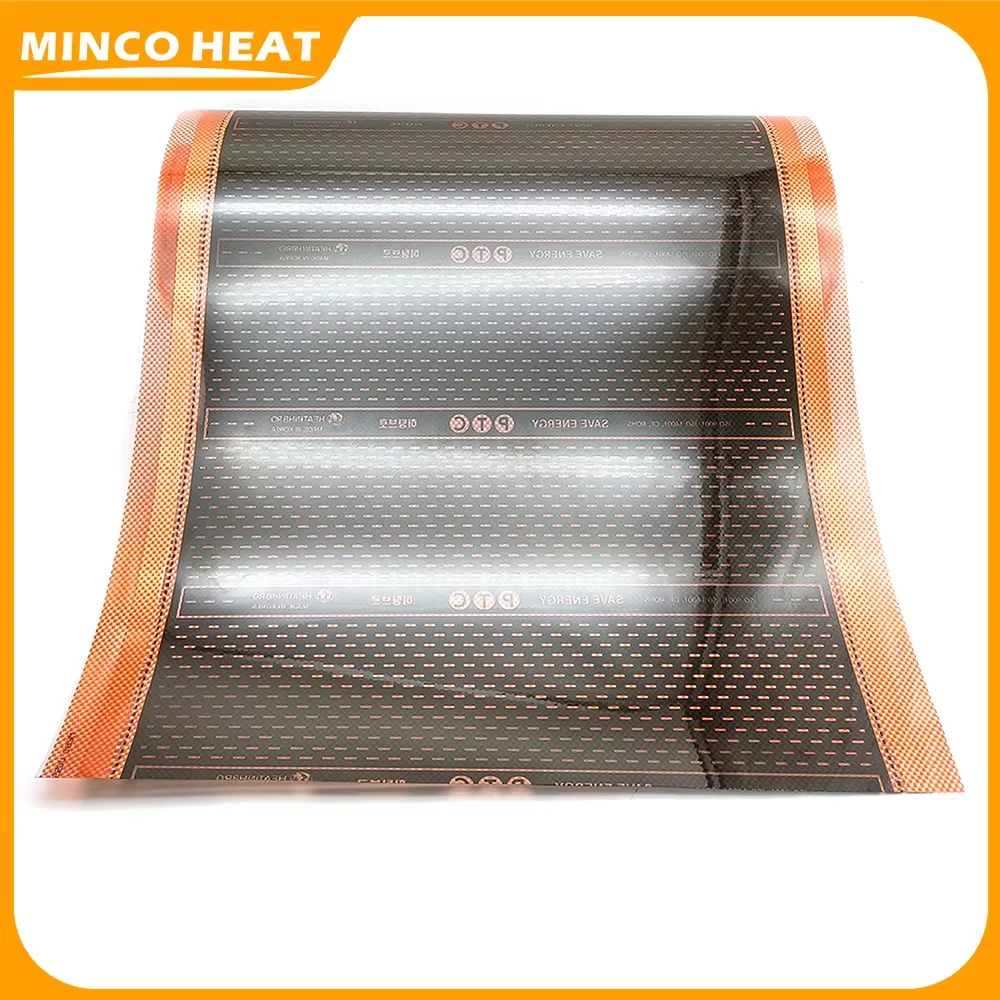 

Brand New Orange Warm Floor Heating System Heating Film Self Regulating Infrared Save More Energy Heating Film Made In Korea