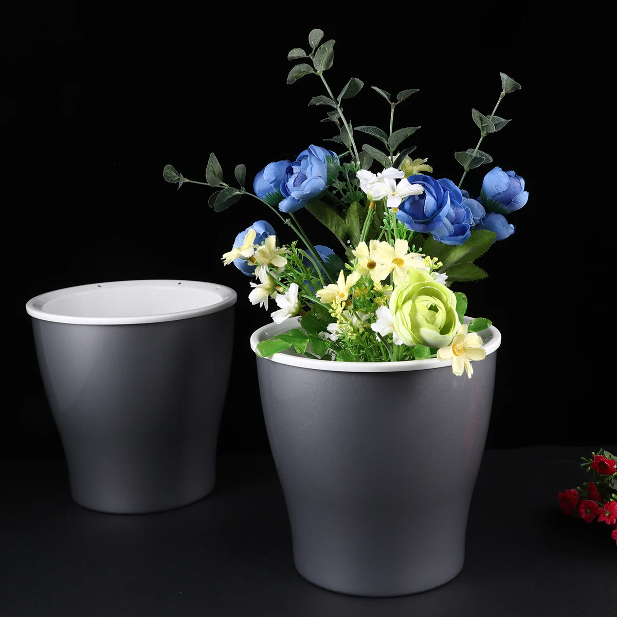 

2 Pcs Water Pot for Plants Flower Holder Planter Lazy Self Watering Pots Indoor Planters Floral Containers