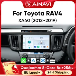 Ainavi Car Multimedia Player For Toyota RAV4 RAV 4 XA40 2013 2014 2015 2017 2019 RHD LHD wireless Carplay Android Auto 4G Wifi