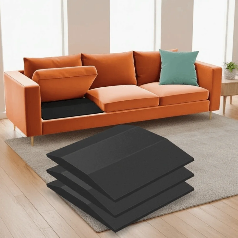 Trapezoidal Couch Support Cushion Thickened High Rebound Furniture Seat Repair Mat Large Size Sponge Sofa Support Pad Home