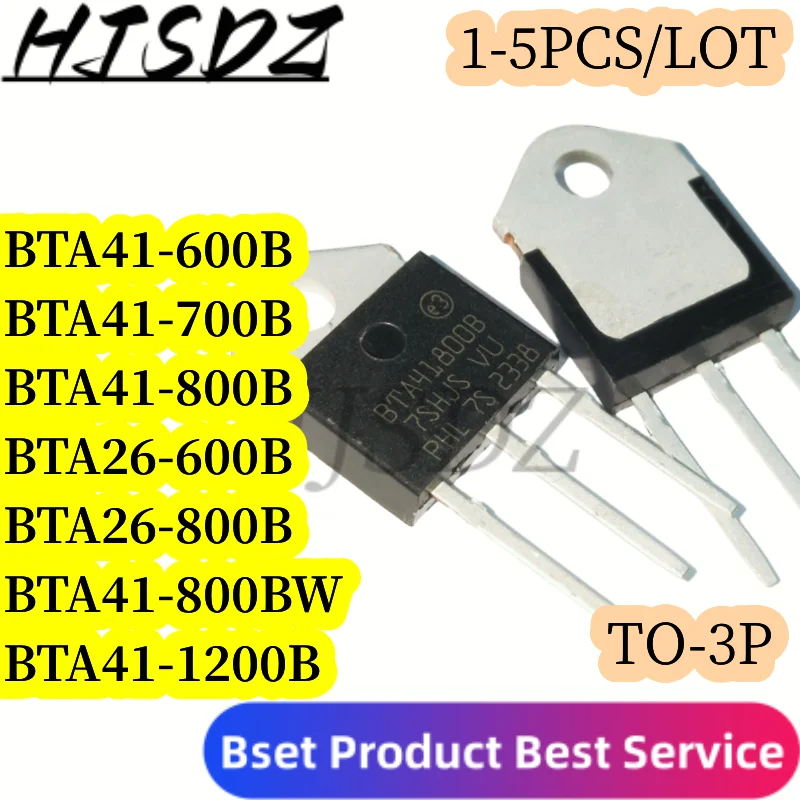 (H)1-5PCS/LOT BTA41-1200BW BTA41-600B BTA41-800B BTA41-700B BTA41-1200B BTA41-800BW BTA26-600B BTA26-800B original nuevo