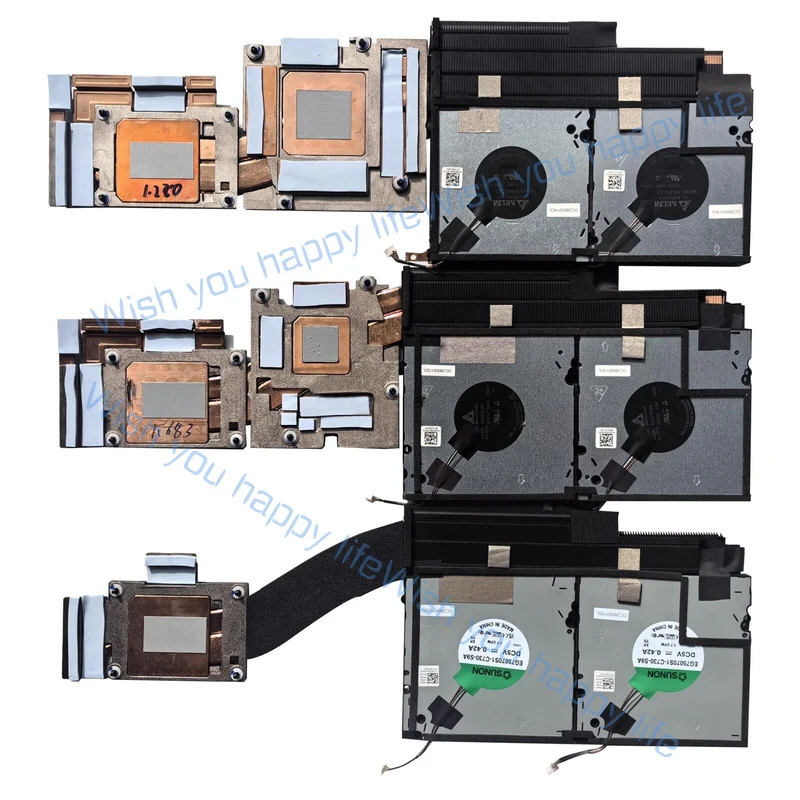 L... New CPU Heatsink Fan Thermal For Dell Precision 7680 M7680 847JD HFYY9 95P1D