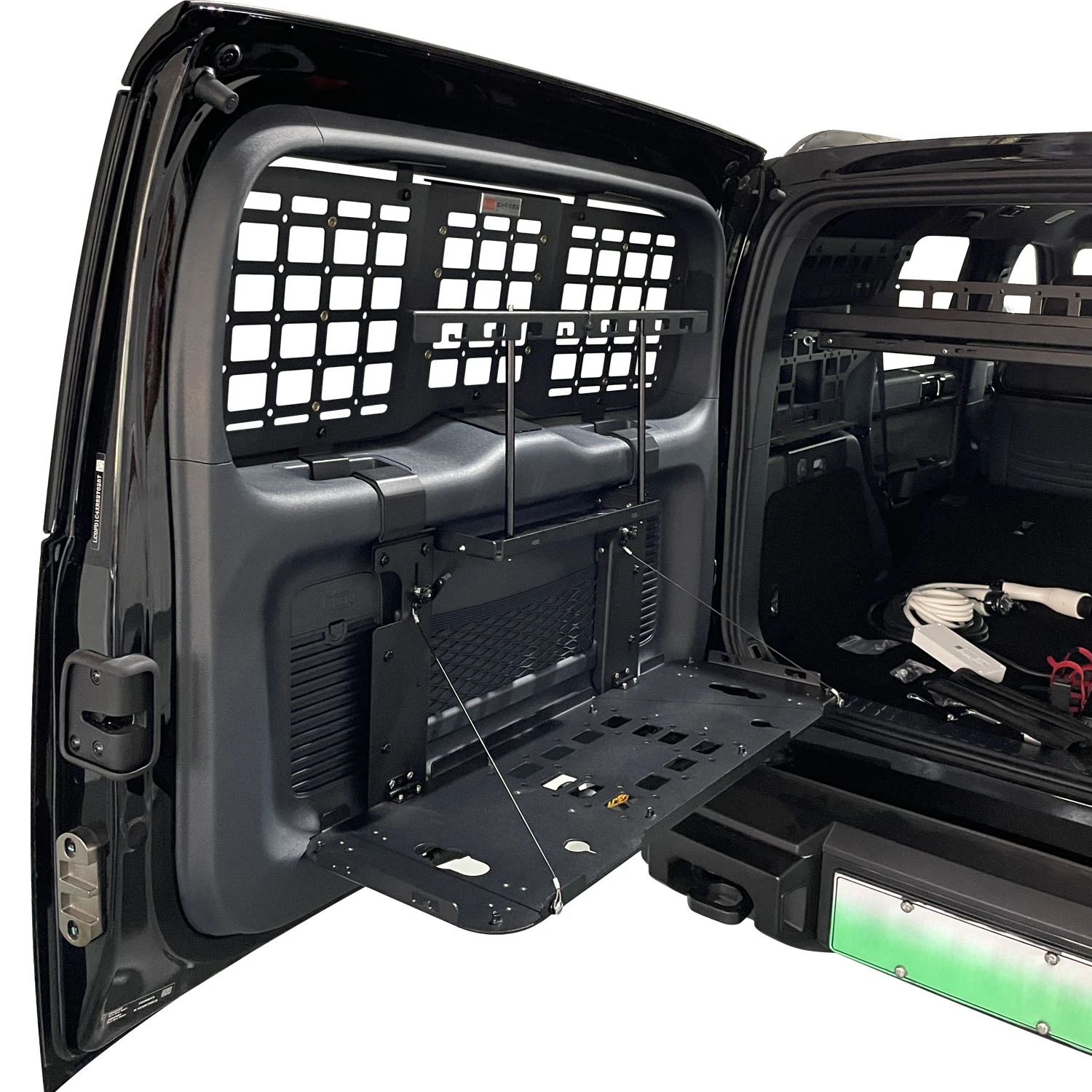 For BYD DENZA B5 2024 2025 Tailgate Storage Rack Foldable Interior Trim Trunk Storage Rack Table Board Extension