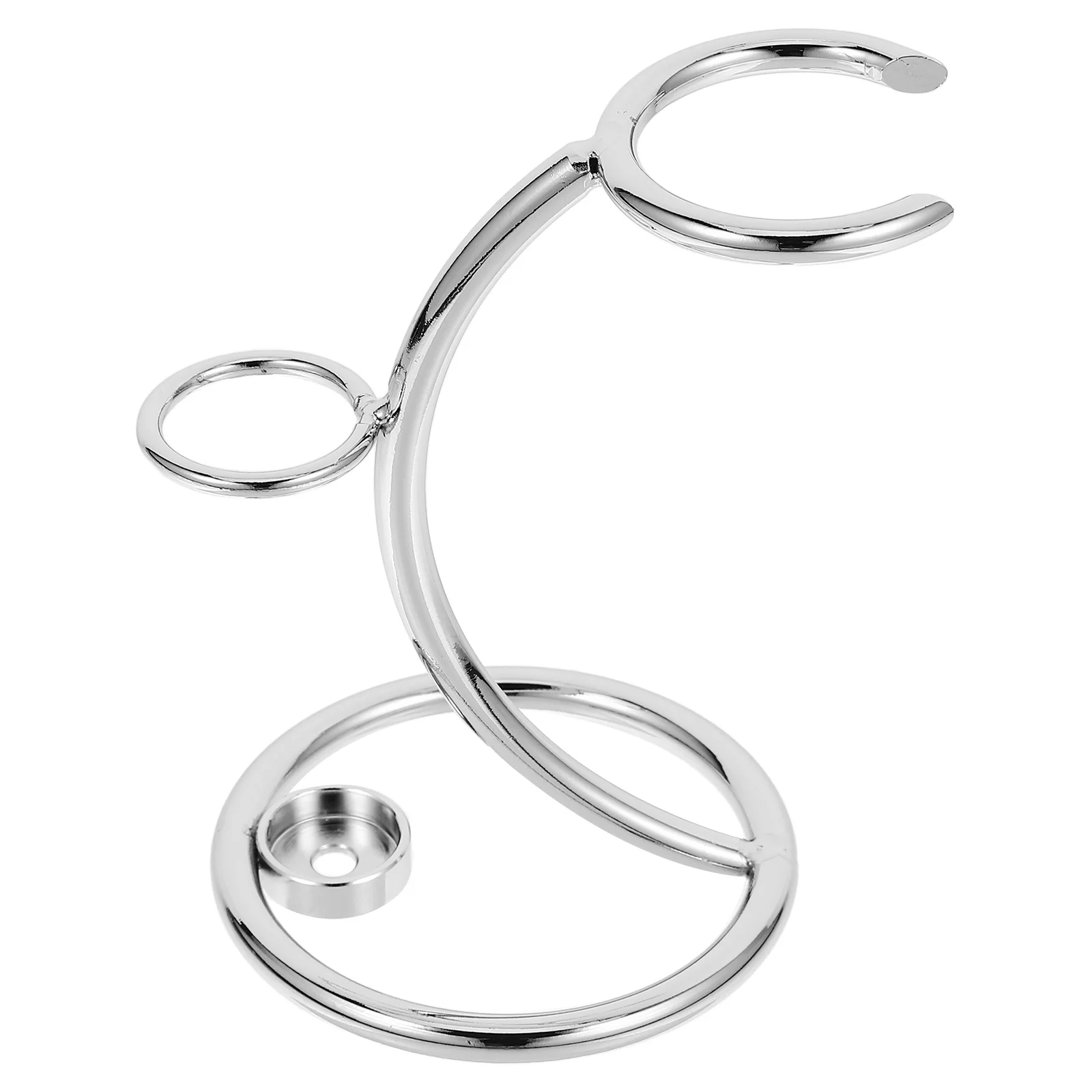 

1pc Shaving Razor Rack Stainless Steel Razor Bracket Brush Stand Holder with Non-slip Base (Special-shaped Frame 1)