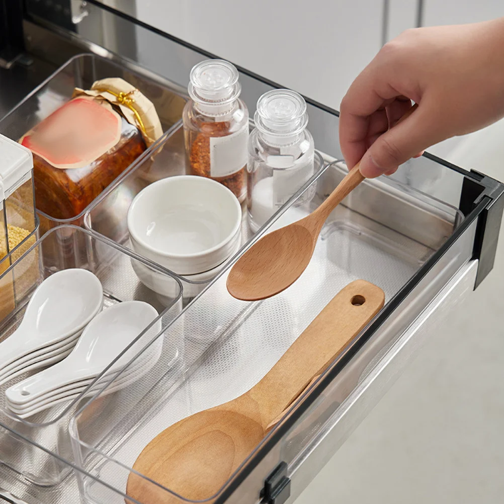 2Pcs Premium PP Storage Case Multi-Function Drawer Box Organized Space for Sundries Cosmetics Home Decor Storage Box