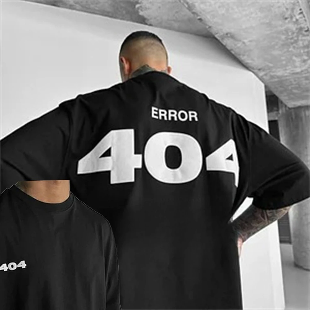 Summer Men's Digital Letter Printed Round Neck Short Sleeved Street Cotton Casual High-quality Trendy High Quality T-shirt