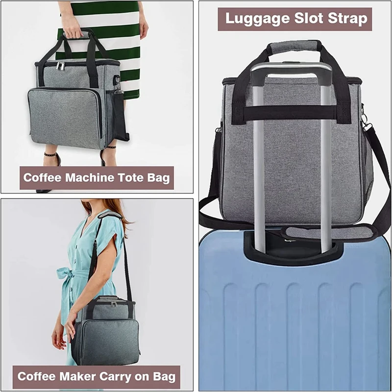 Bolsa de viaje para cafetera Keurig, bolsa individual para máquina de café