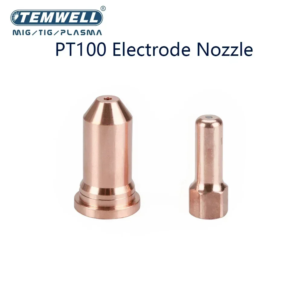 20PCS  Electrode  Nozzle Tip For PT-100 PT100 IPT-100 PTM-100 IPT100 PTM100 Plasma Cutting Torch