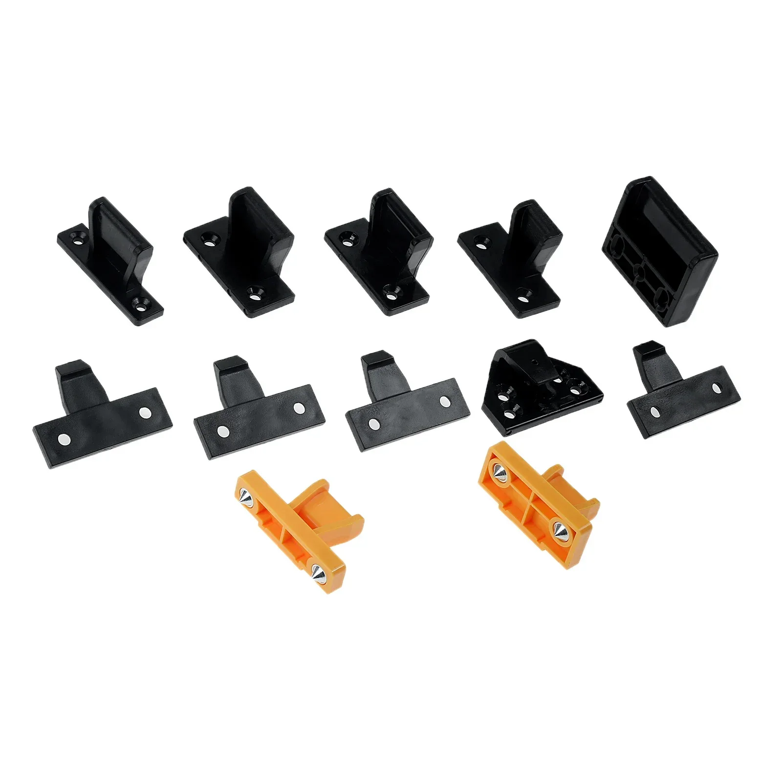 5Pcs Furniture Connector Hinge Joint Fastener Buckle Corner Brackets Kitchen Cabinet Screens Wall Bed Wood Board Shelf Support