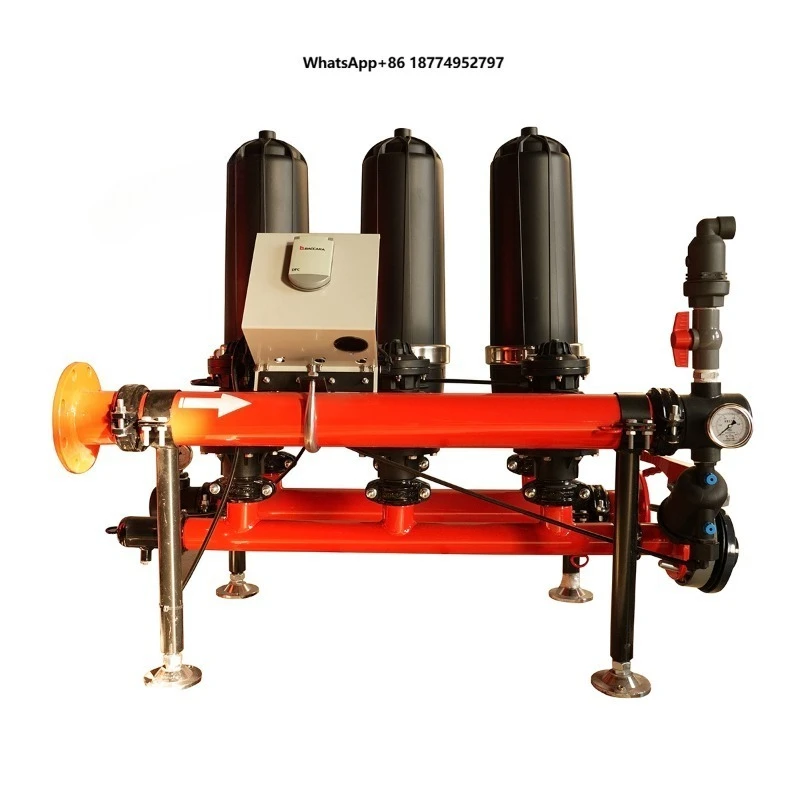 Precision Filtration Automatic Self-cleaning Disc Laminated Filter Agricultural Irrigation Water Filter Machine