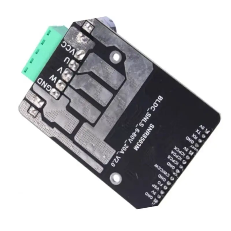 BAAJ-2X DC 6-80V BLDC 3-Phase DC Brushless Motor Controller PWM High Power 1600W 20A Hall Motor Control Driver Board