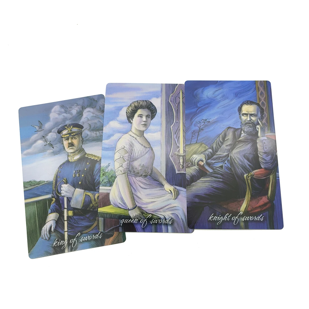 12×7CM Titanic Risen Spirits Tarot for Beginners with Guide Book