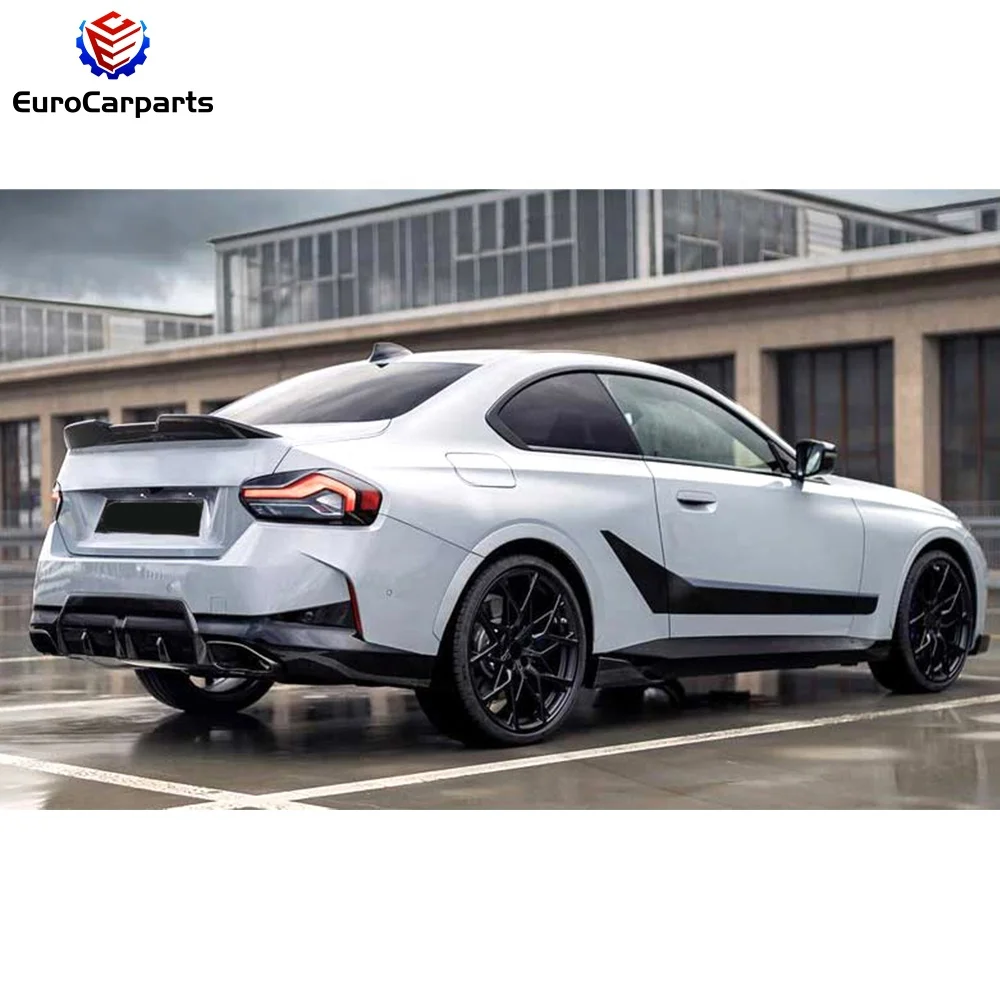 240i MP Aerokit Body Kit for BMW 2 Series G42 Dry Carbon Fiber Accessories Front Rear Lip Side Skirt Rear Wing Side Mirror Cover