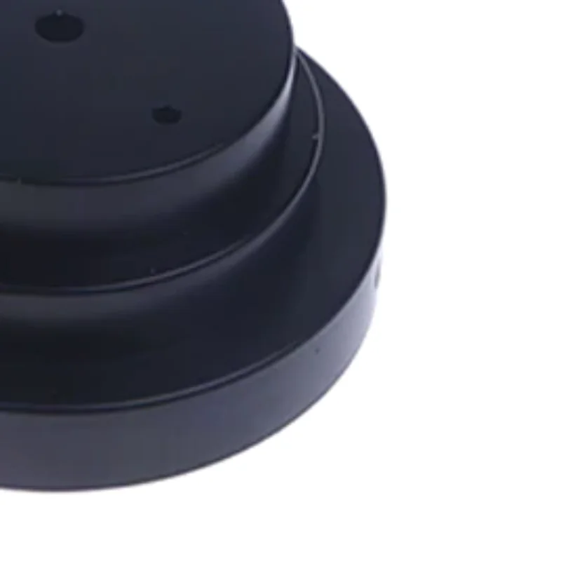 10/12/15CM Black White Metal Ceiling Plate Mount Wall Sconce LED Base Vintage Pendant Lamp Disc Base Ceiling Canopy