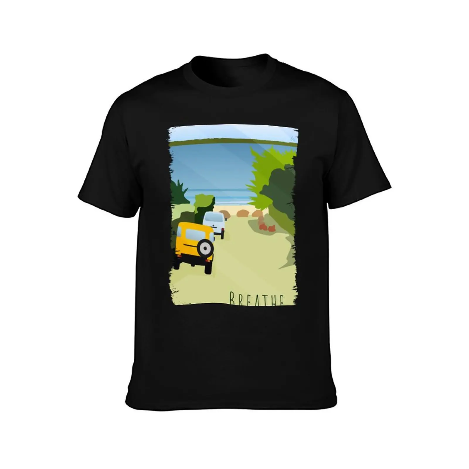 Breathe - take a break T-Shirt Basic Comfort Fit for Men T-Shirt