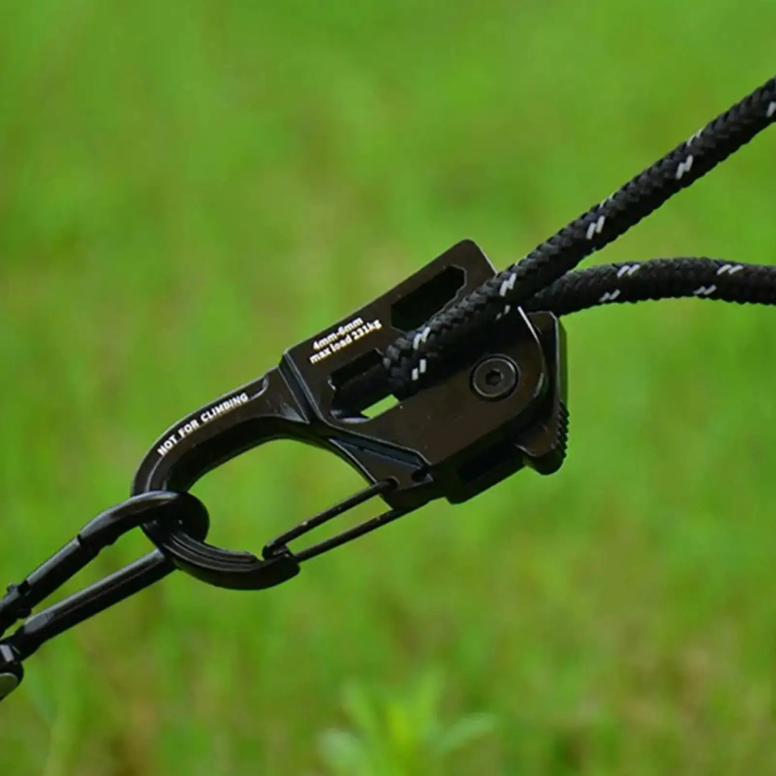 

Aluminum Alloy Tent Rope Tensioner Durable Rope Tensioner for Camping Tent Cord Adjustments Quick Fix Buckle Cord Strong Buckle