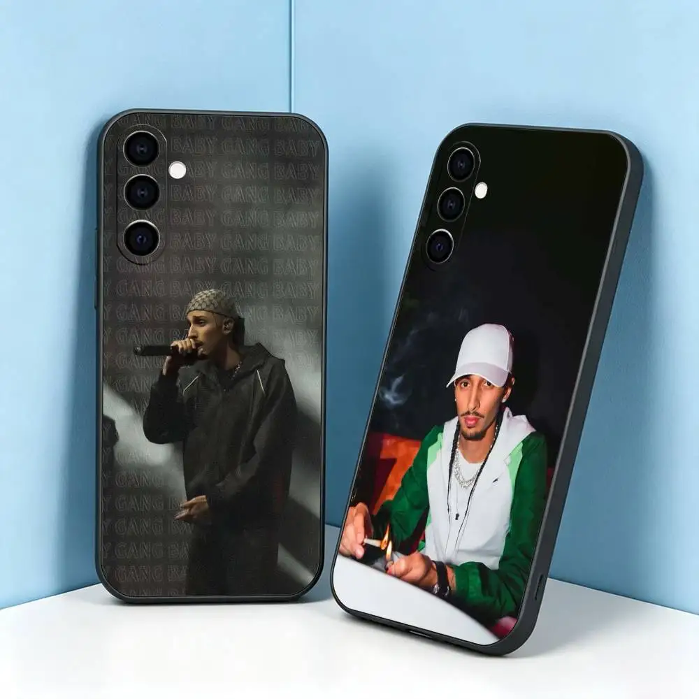 Baby-Gang-G Italian Drill  Phone Case For Samsung Galaxy A73,A72,A71,A70,A53,A52,A51,Soft Silicone Black Cover Gift