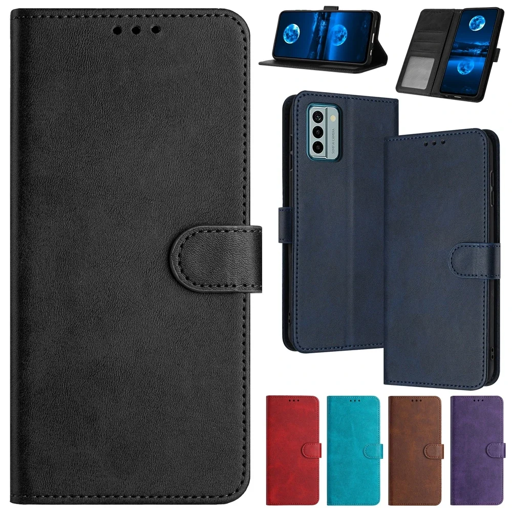 Wallet Leather Case For Nokia G10 G11 G20 G21 G22 G30 G42 G310 C02 C12 Pro Plus C22 C32 C110 C210 C300 HMD Pulse Pro Cover