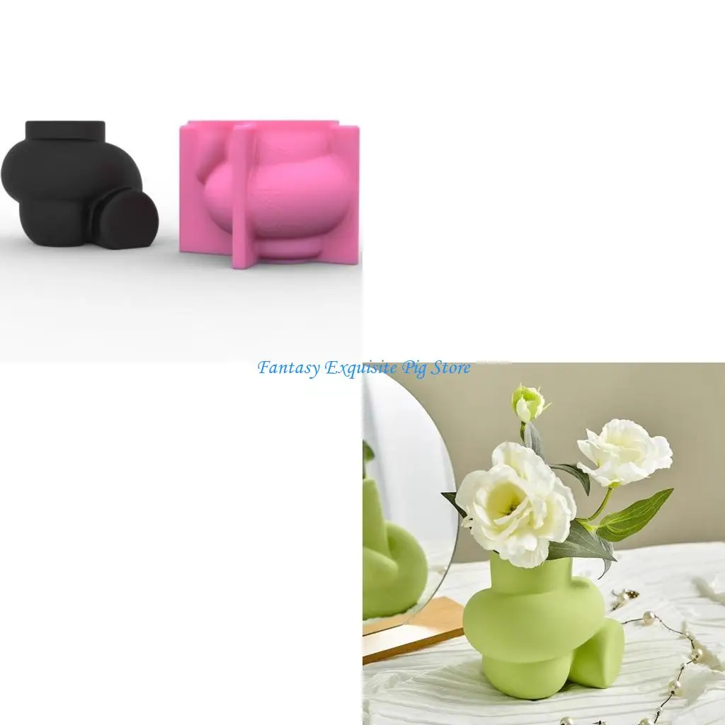 

Держатель для ручки, смоляная форма, абстрактное искусство, ваза, орнамент, эпоксидная форма, украшения для дома