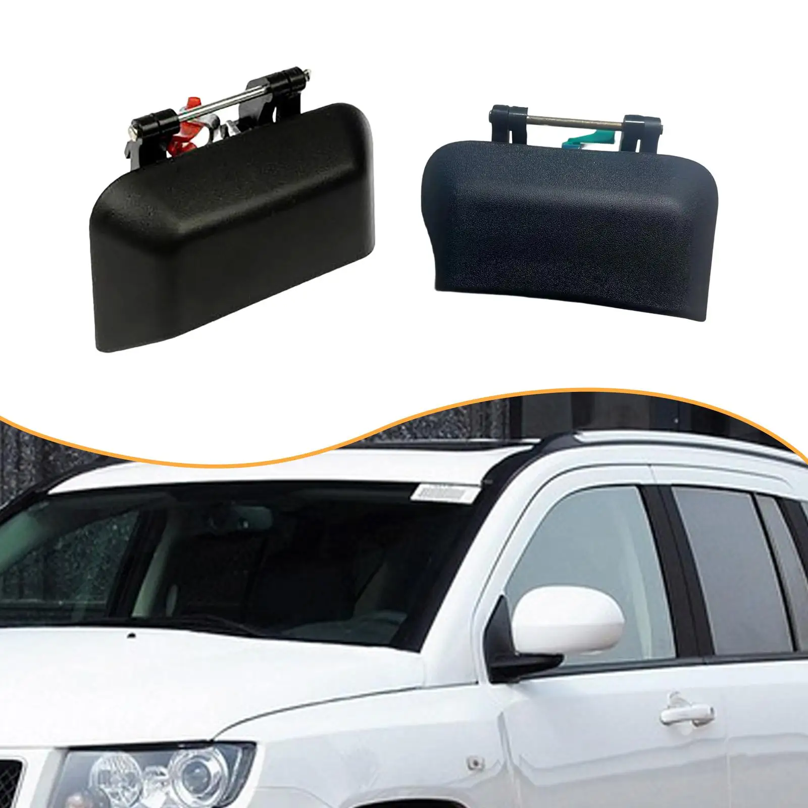 

Наружная ручка задней двери, прочная, CH1521134 Fo1104123, автомобильная дверная ручка, замена для Compass