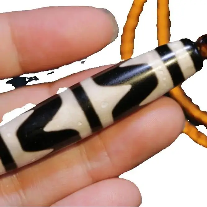 

CONGXINZAI1005009037751106 Энергетический тибетский старый агат, двойной тигровый зуб, дзи, бусина-амулет, ожерелье Ward off Evil Spirits