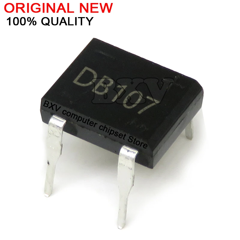 20PCS DB107 DIP 1207 DIP4 Bridge Rectifiers 1000V 1A IC