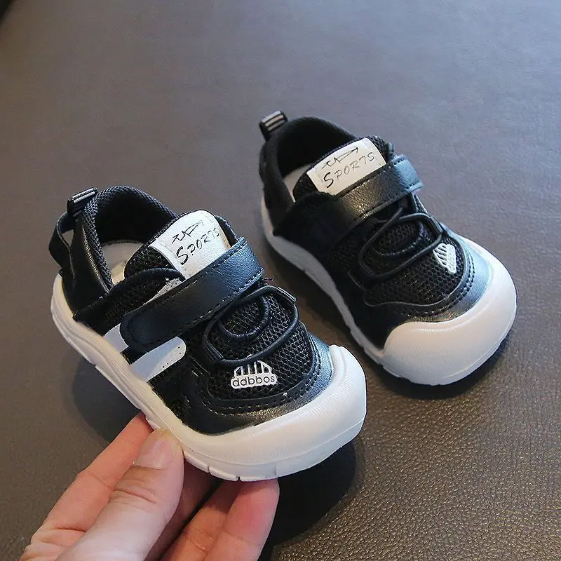 New spring and autumn baby toddler shoes for men and women, non-slip soft sole functional shoes, baby anti-fall shoes