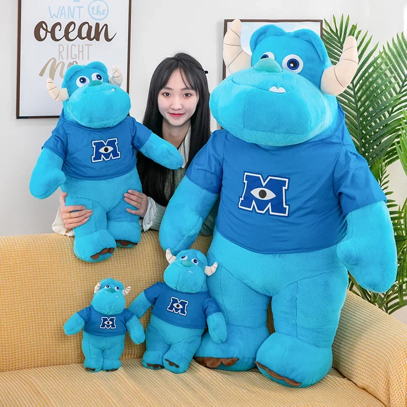 Disney Sulley Mike Wazowsky Monster Stuffed Plush Animal Toy Cartoon Anime Pixar Doll Giving Boys and Girls Birthday Gifts