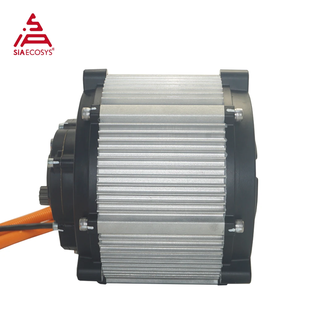 New SIA200-50 Peak 26kW 92N.m PMSM Motor with 1:2.04 Gear Ratio IP67 Motor for Electric Motorcycle