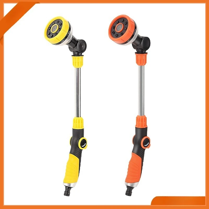 High Pressure Garden Sprayer Nozzle Adjustable Watering Gun for Flower Lawn Courtyard Irrigation Tool