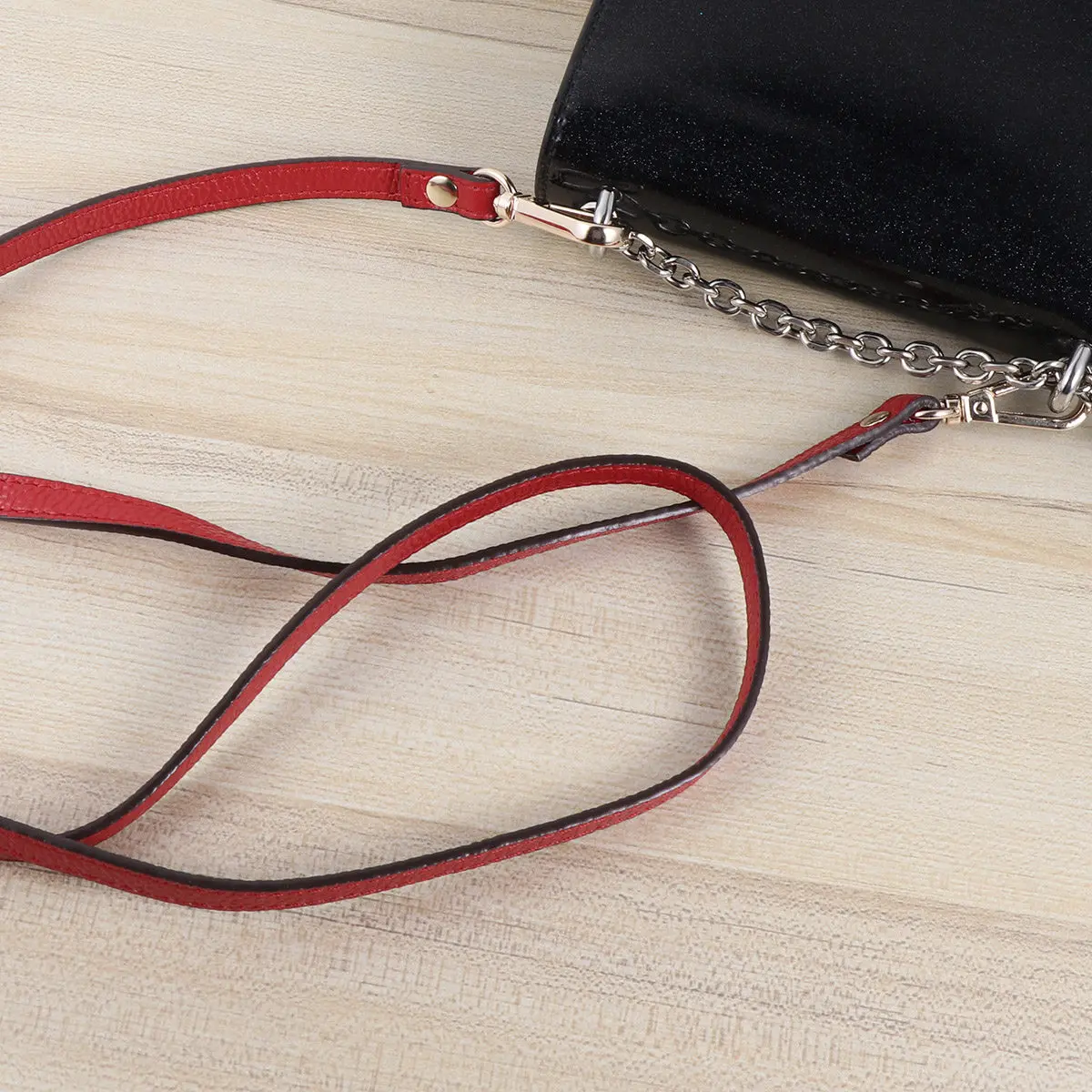 

Double-Sided Pattern Premium Shoulder Strap for Women Wide Non-Adjustable Replacement Strap for Handbags Clutches