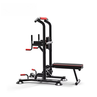 PJ Home Pull-Up Trainer Single Bar Pull-Up Device Multi-Functional Adjustable Single Double Bar Indoor Fitness Equipment Rack