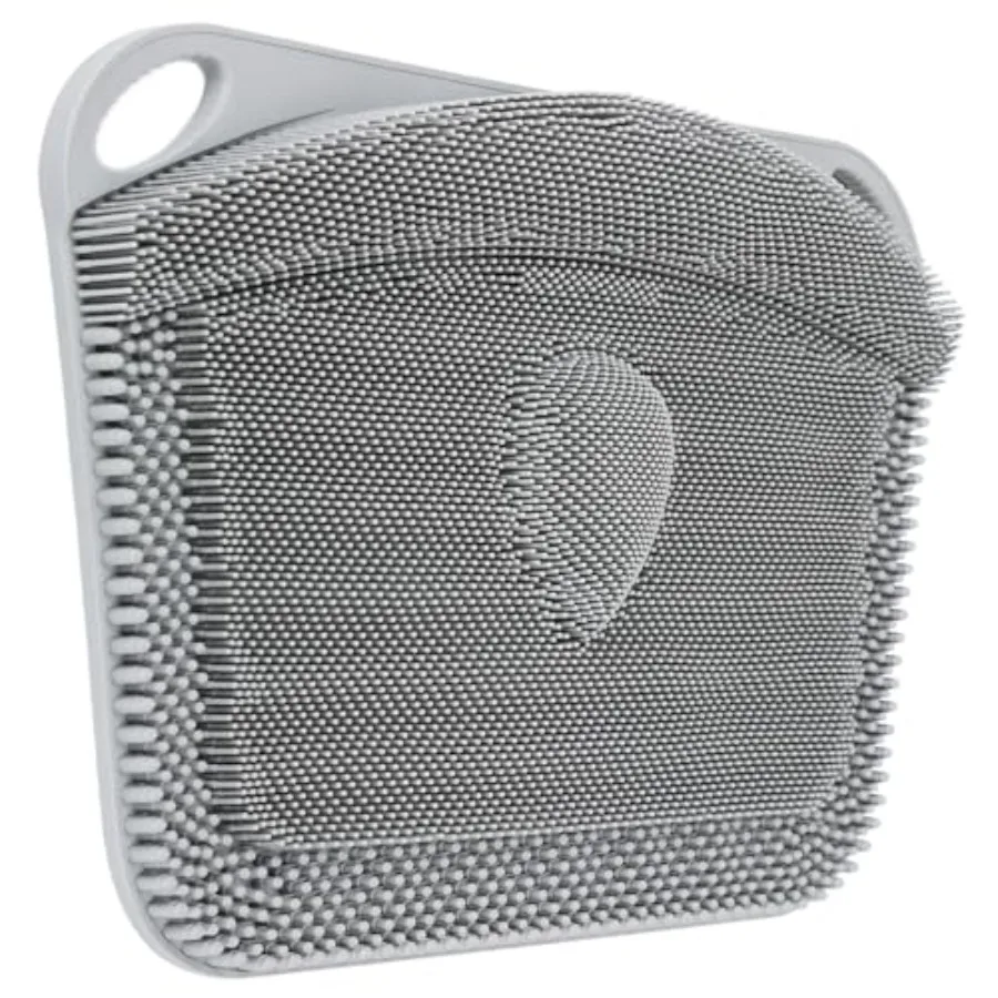 

Large Shower Foot Scrubber Mat Silicone Foot Cleaner Brush to Clean Exfoliate and Massage Feet Without Bending Over Improve Foo