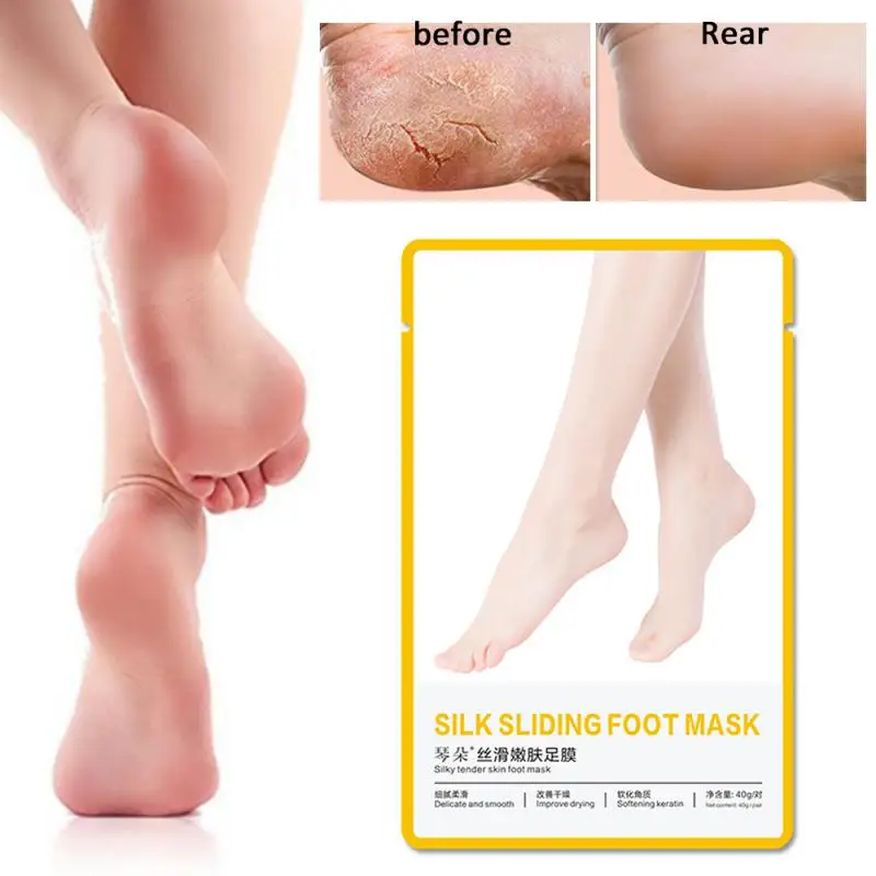 =Exfoliating Foot Mask Moisturing Exfoliating Dead Skin Heels Foot Peeling Mask For Pedicure Feet Socks