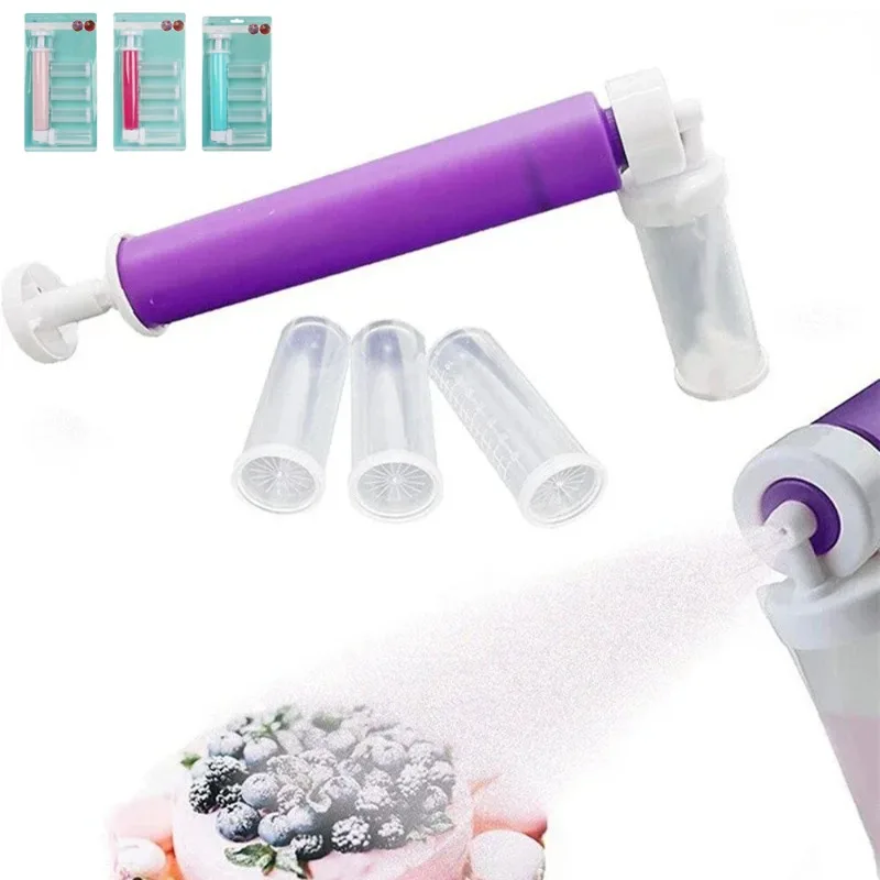 

1 Set (5pcs)-Manual Airbrush Set for Cake Decorating - Easy DIY Baking Tool for Decorating Cakes and Desserts