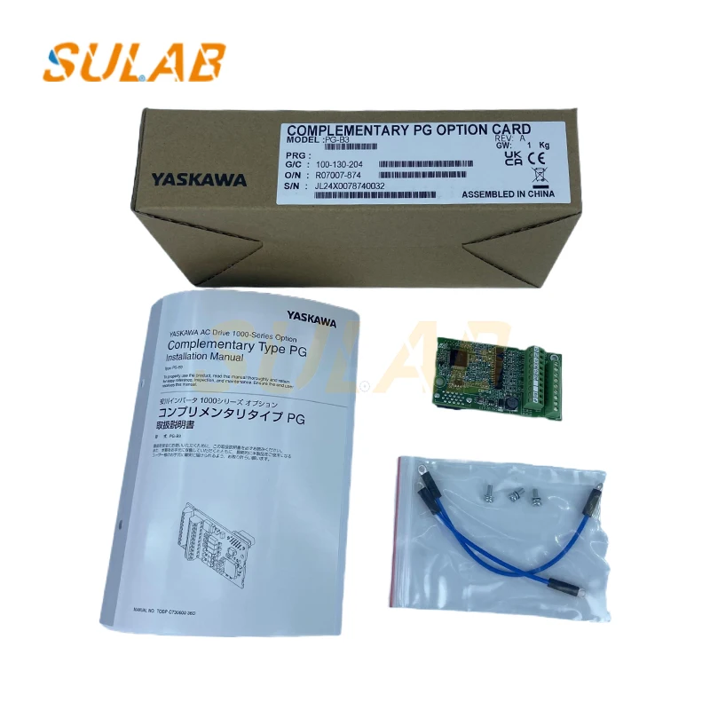 

Good seller high quality new original PG speed control card PG-B3/PG-E3/PG-X3 Yaskawa inverter L1000A compatible elevator parts