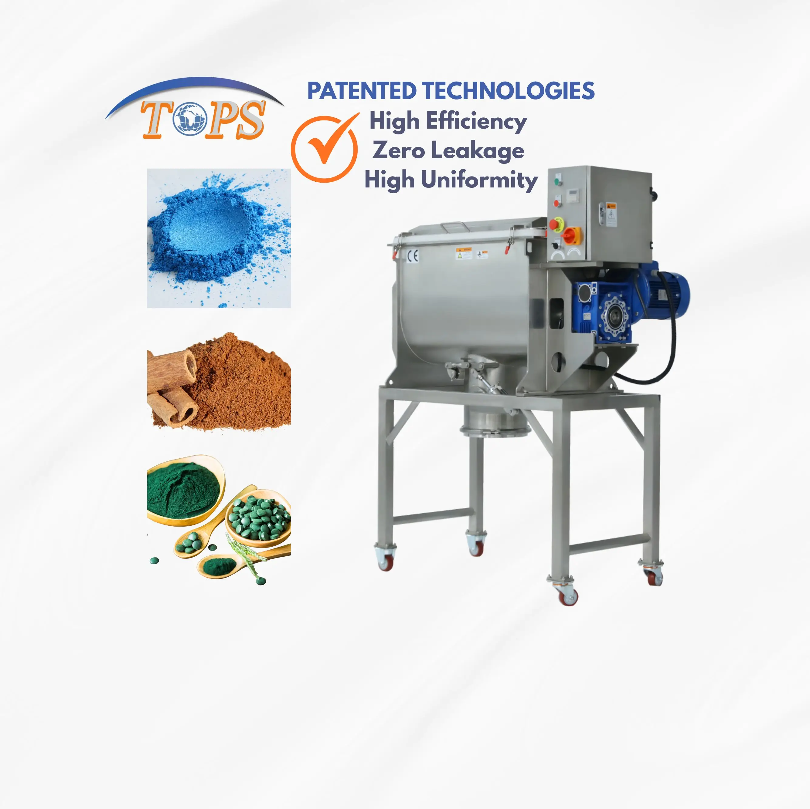 Advanced Ribbon Blender Machine for Vegetable Fruit Industrial Mixing Powder