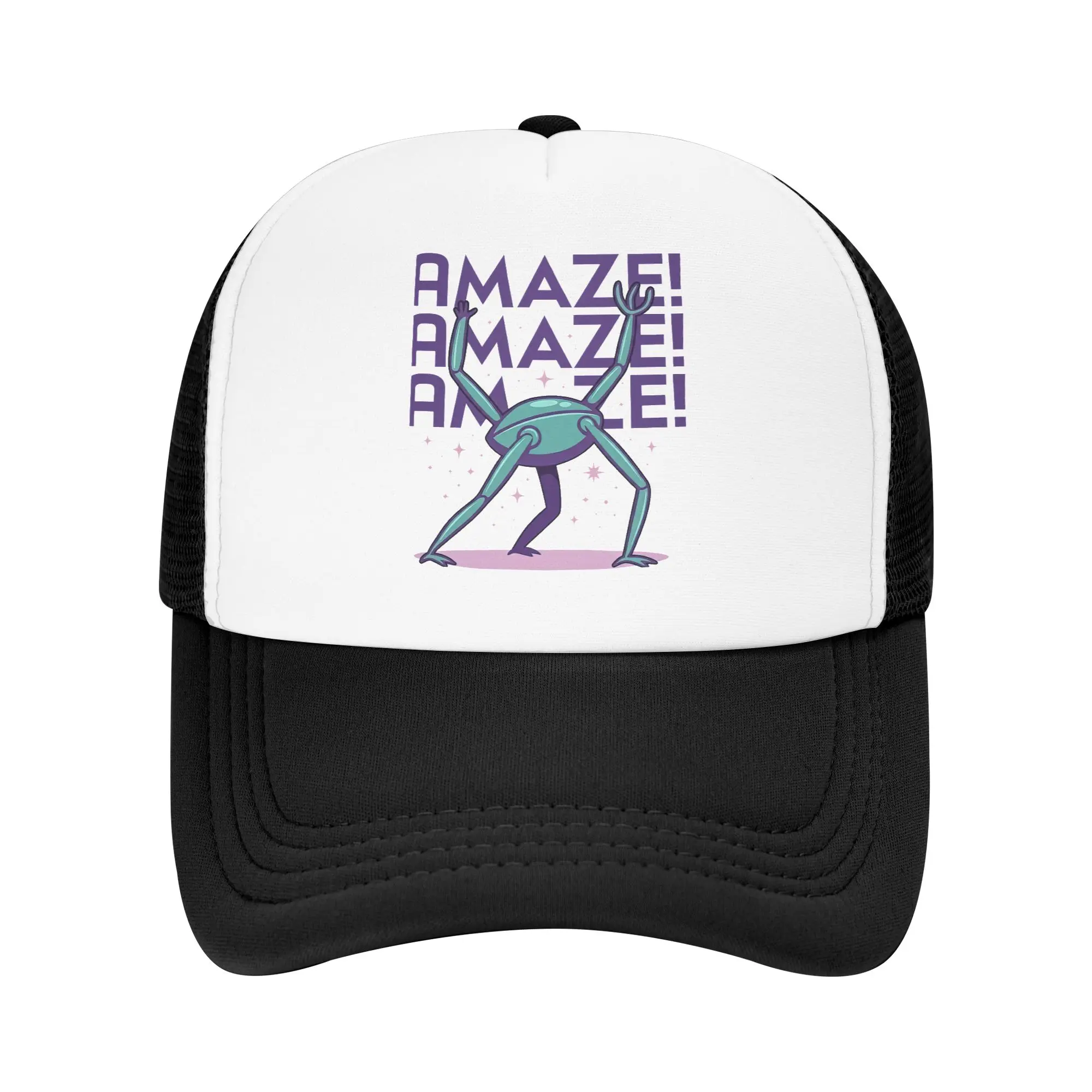 Project Hail Mary Amaze Amaze Amaze Trucker Caps Adult Fitted Dad Hat Worker Cap Adjustable Snapback Caps Mesh Baseball Cap