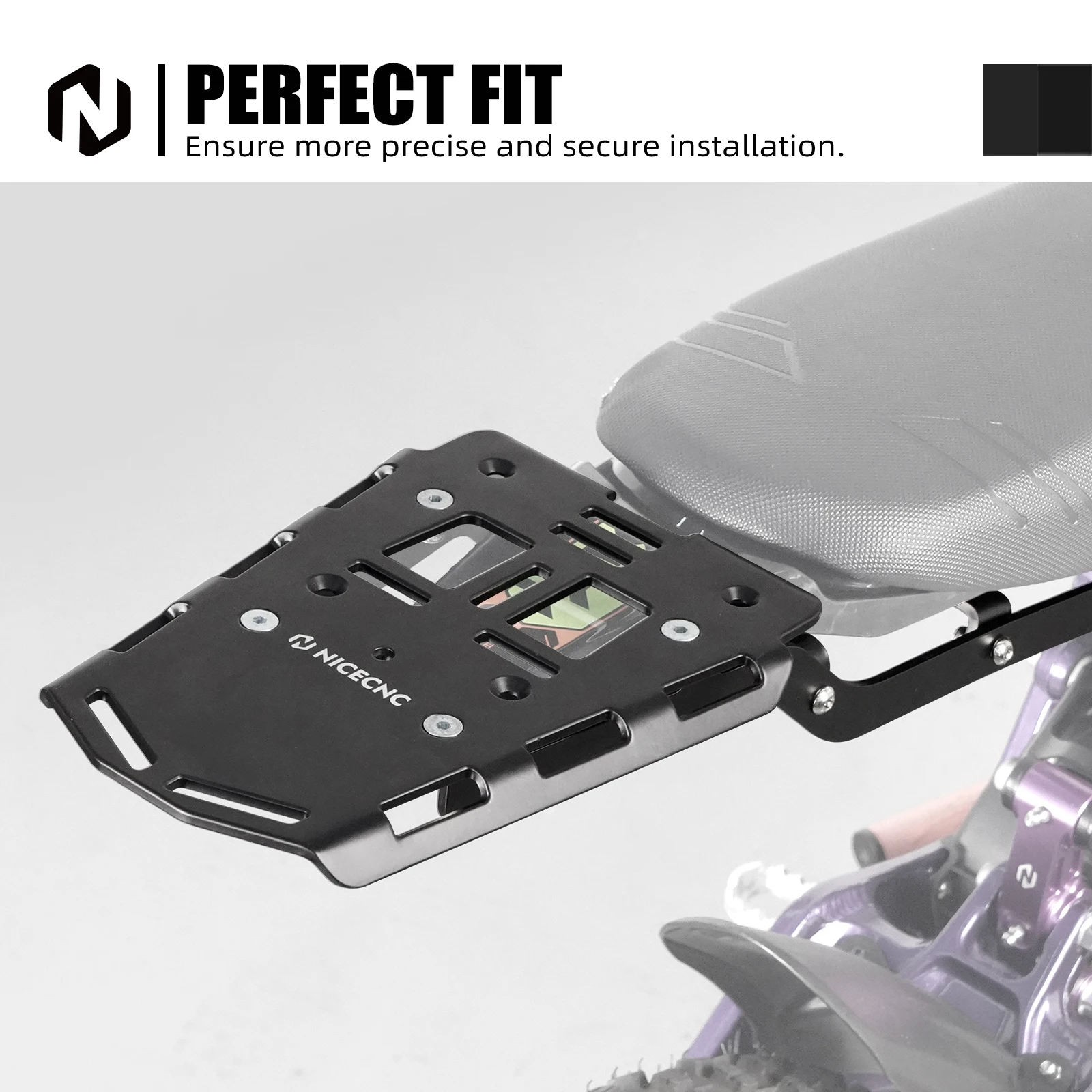 NICECNC For Surron Light Bee X Rear Luggage Rack Cargo Bracket For Sur-Ron Light Bee S L1E Segway X160 X260 Electric Dirt Bike - Image 6