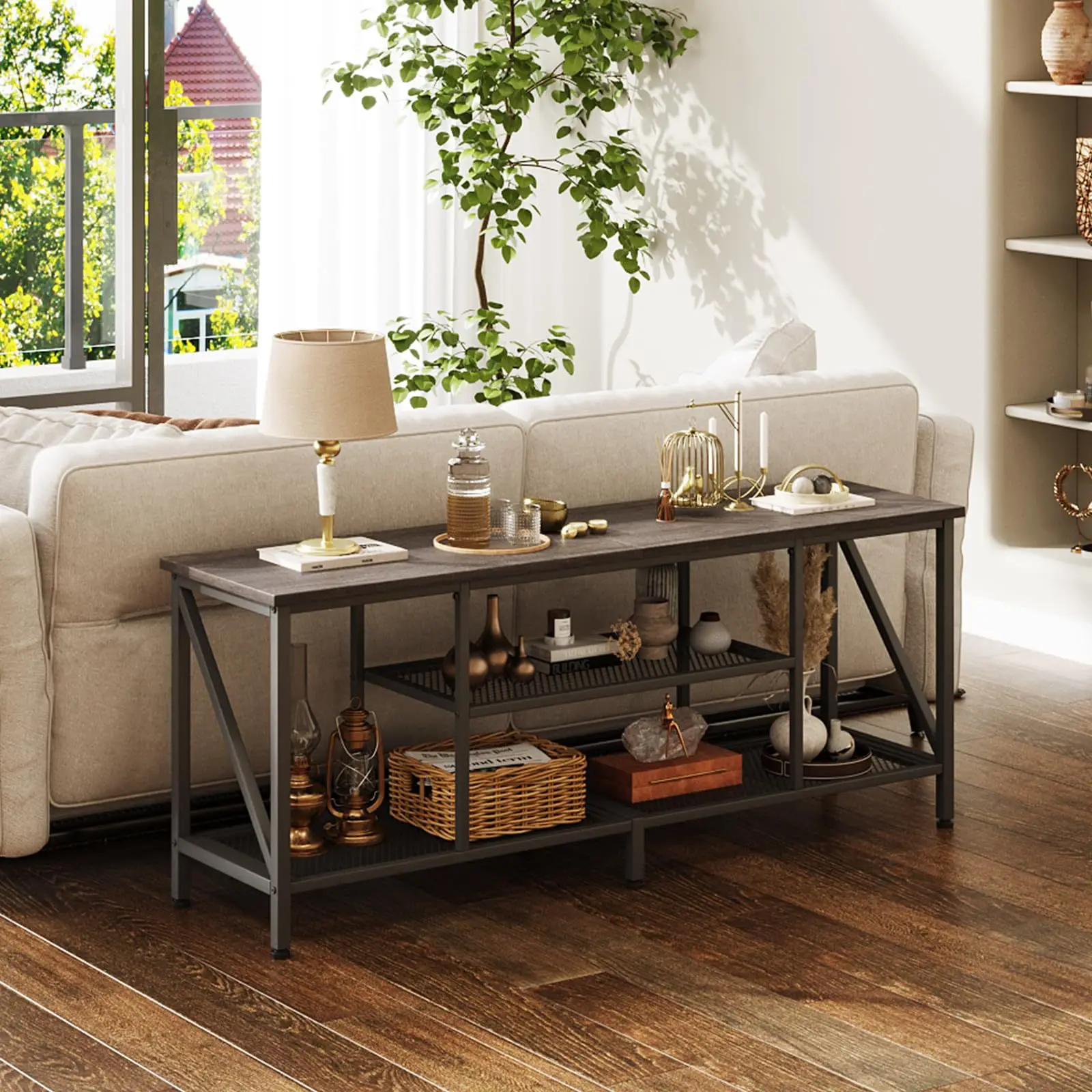 Coffee table living room locker plate floor cabinet small apartment coffee table TV cabinet