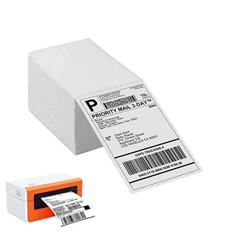 

Thermal Shipping Address Labels Fold Thermal Labels 500 Labels Per Stack Strong Stickiness Direct Thermal Postage Barcodes