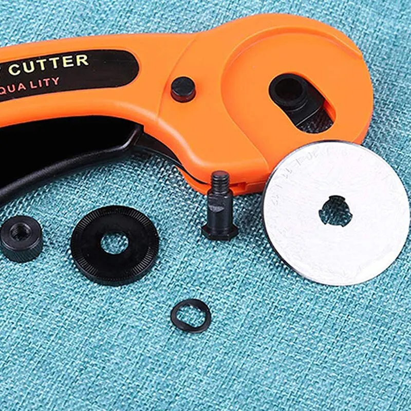 Rotary Cutter 45mm Card Paper Sewing Quilting Roller Fabric Cutting Tailor Scissors Tool Dress Clothes Making DIY Tool