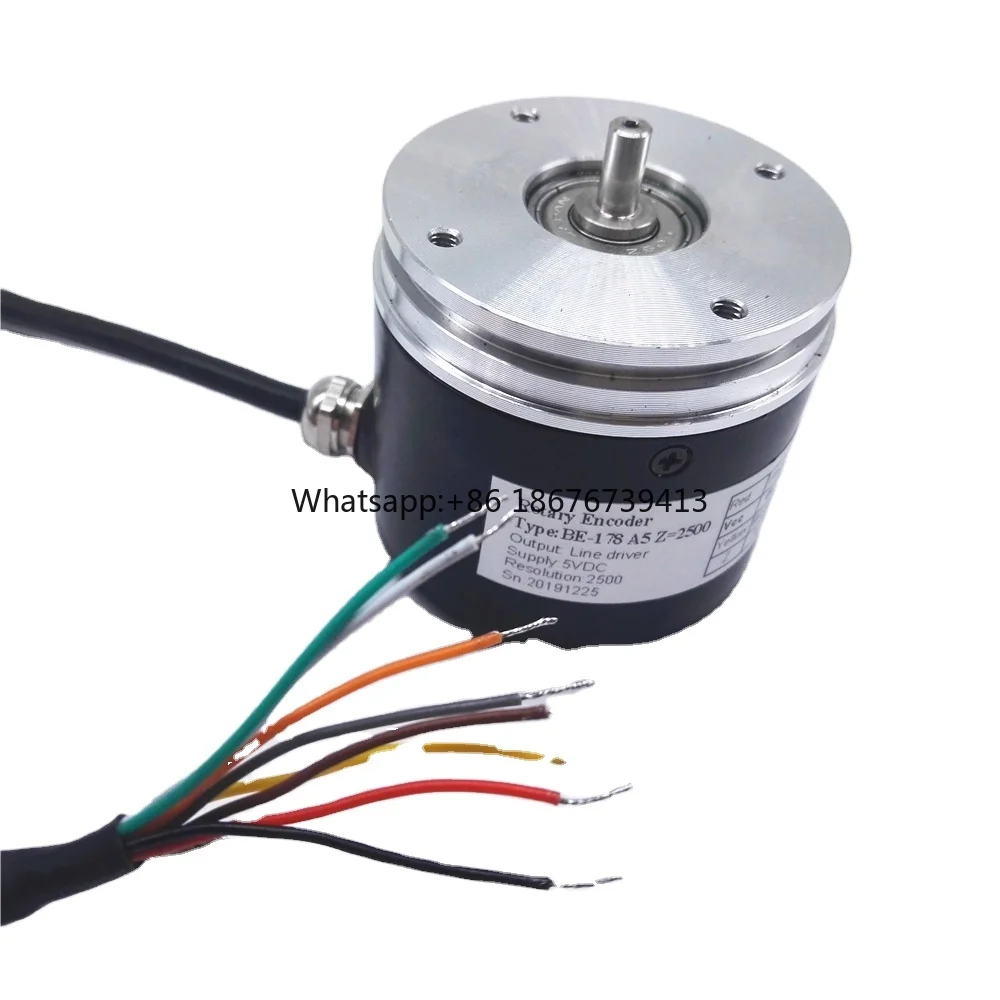 GHST58 5MM Solid Shaft Incremental Encoder Replace for BE-178 A5 Z=2500 PULSE
