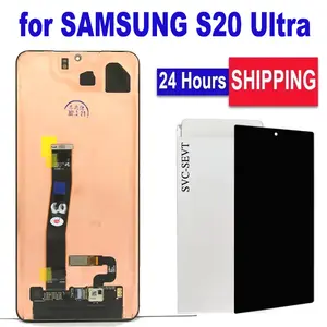 Bilashmart 6.9” High Quality AMOLED Screen Replacement Samsung S20 Ultra Touch Display S20 Ultra G988 G988F G988B/DS LCD