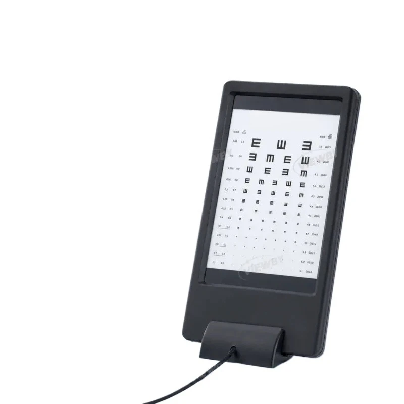 LED Medium Distance Optical Vision Test Panel, Double Sided Visual Marker with Positioning Rope