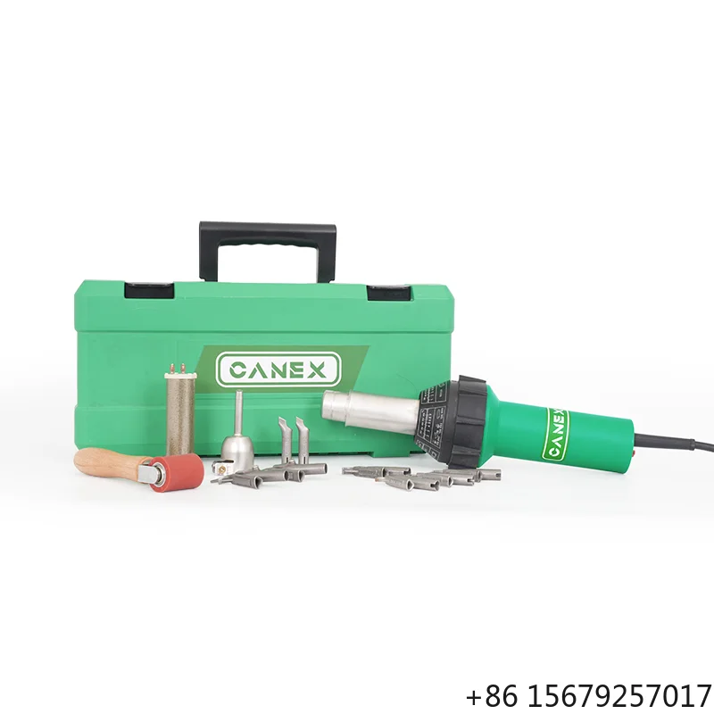 Hot Air Heat Gun CX1600S Welding PE Pipe Gemembrane Sheet Hot AIr Welder for PVC Floors and Tarpaulin Banner