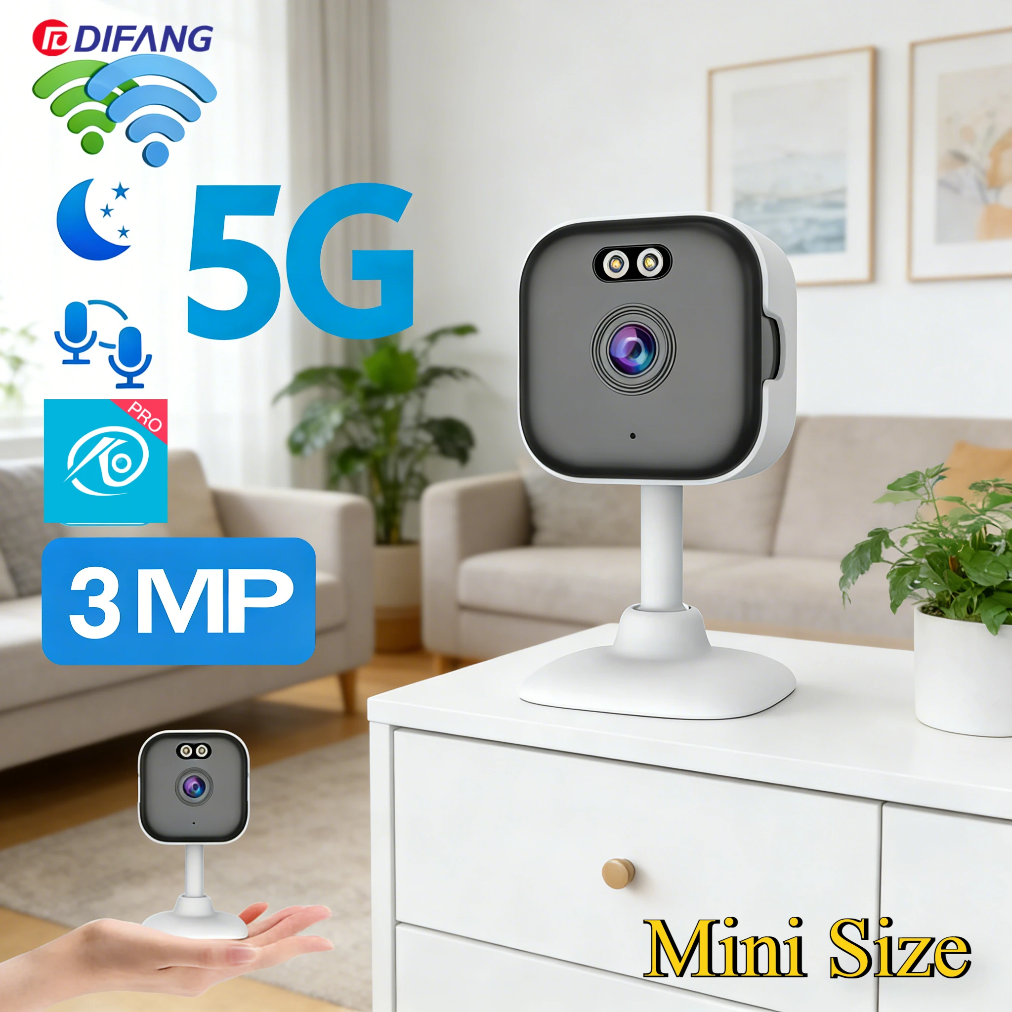 Mini 5G Wifi Camera…